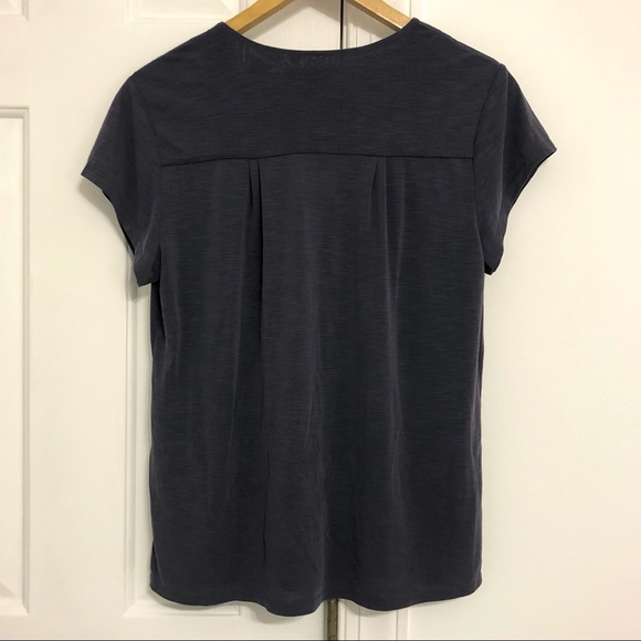 Pink Note Draped Tee - Picture 2 of 3